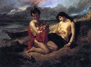 Delacroix Auguste The Natchez oil painting reproduction